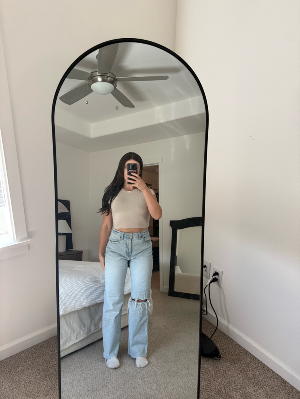 Abercrombie & Fitch Light Blue 90’s relaxed curve love jeans W27
